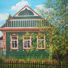 Схема вышивки «Летний дом»