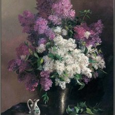 Схема вышивки «серия "сирень"»