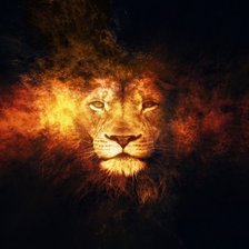 Схема вышивки «Лев»