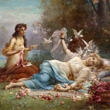 Схема вышивки «отдых»