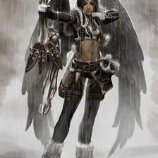 Схема вышивки «ангел»