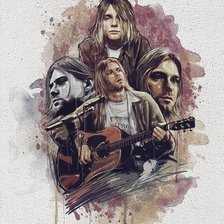 Схема вышивки «Kurt Cobain»