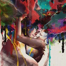 Схема вышивки «пара»