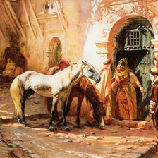 Схема вышивки «лошадь»