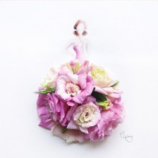 Схема вышивки «Lim Zhi Wei, акварель, живые цветы»