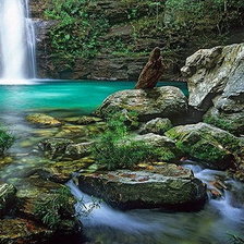 водопад вода