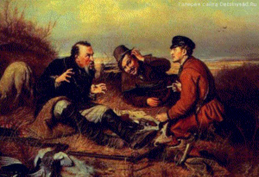 охотники на привале - охота - предпросмотр