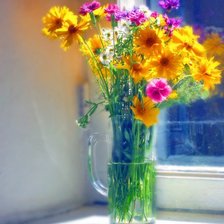 Схема вышивки «цветы»