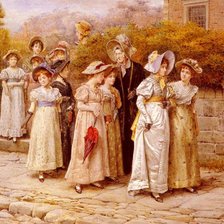 Схема вышивки «прогулка»