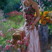 Схема вышивки «чудесный сад»