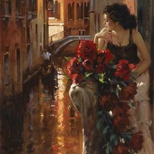 Схема вышивки «венецыя»