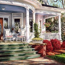 Схема вышивки «уютный дом»