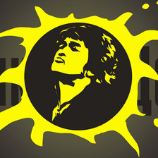 Схема вышивки «Цой в Солнце»