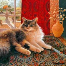 Схема вышивки «встевоженый»