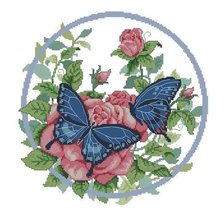 Схема вышивки «Бабочки»