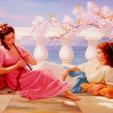 Схема вышивки «ретро»