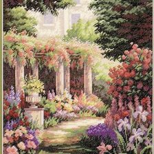 Схема вышивки «пейзаж»