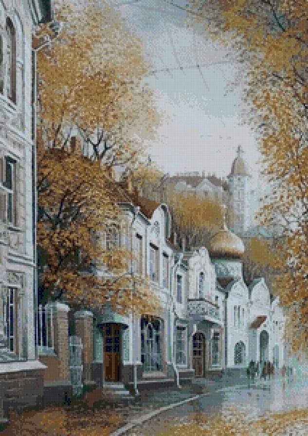 осень в городе - предпросмотр