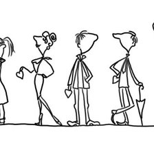 Схема вышивки «Шерлок сердечки»