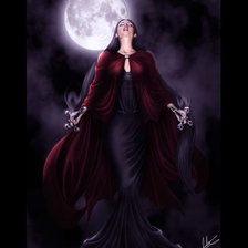 Схема вышивки «ведьма»