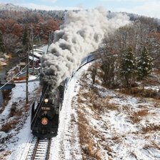 Схема вышивки «поезд»