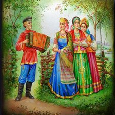 Схема вышивки «За околицей»