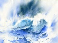 Схема вышивки «Волны»