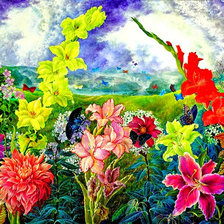 Схема вышивки «перед грозой»