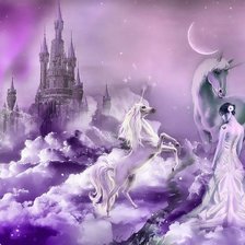 Схема вышивки «единороги»