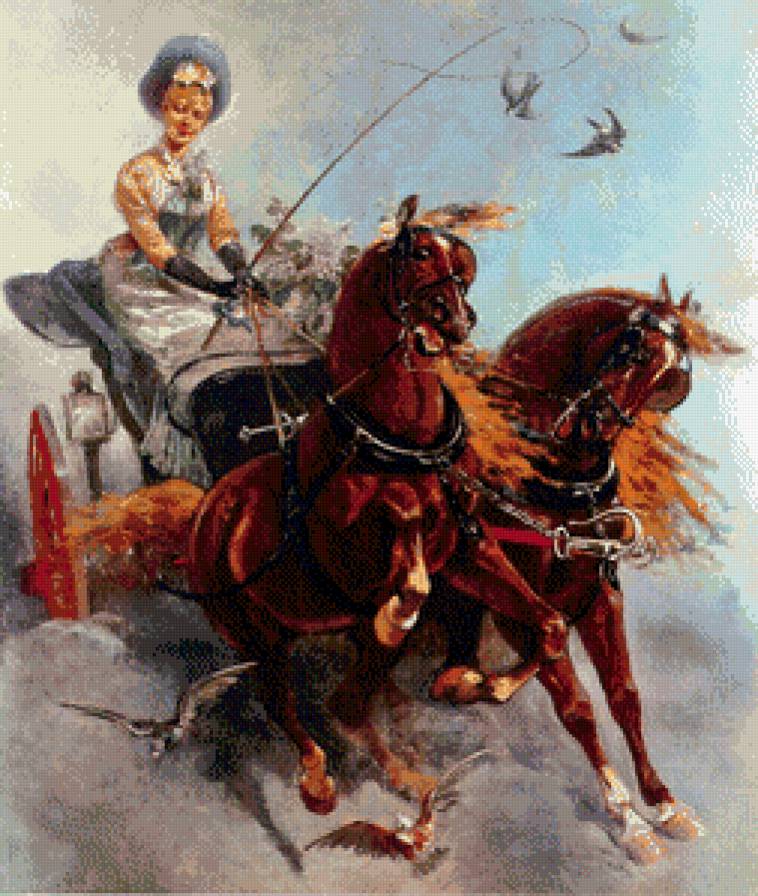 леди на погулке - люди жывотные - предпросмотр