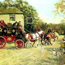 Схема вышивки «делижанс»