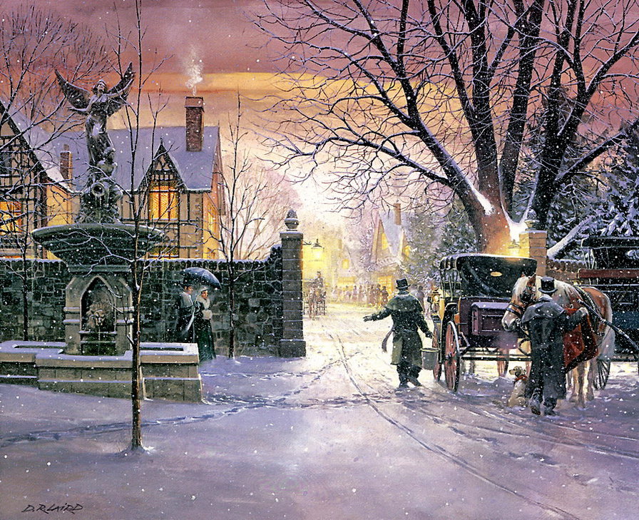 рождество - люди - оригинал