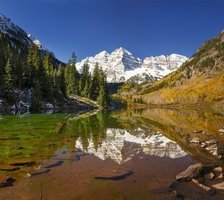 Схема вышивки «горы»