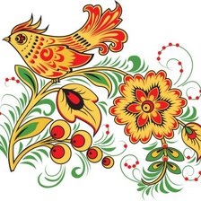 Схема вышивки «хохлома»