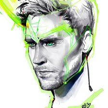 Схема вышивки «том хиддлстон»