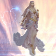 Схема вышивки «эльфийка»