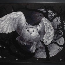 Схема вышивки «сова»