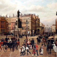 Схема вышивки «улица»