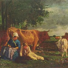 Схема вышивки «маленький пастух»