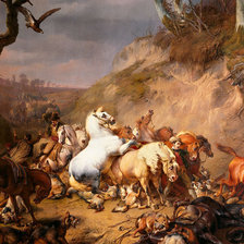 Схема вышивки «лошади»