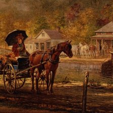 Схема вышивки «леди»