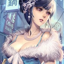 Схема вышивки «Anime»