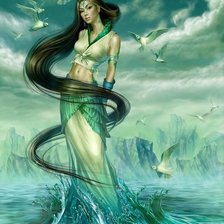 Схема вышивки «стихия моря»