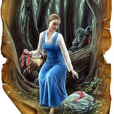 Схема вышивки «в лесу»