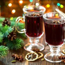 Схема вышивки «глитвейн»