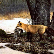 Схема вышивки «добыча»