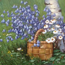 Схема вышивки «полевые цветы»