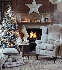 Схема вышивки «Рождество у камина»