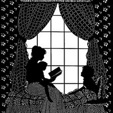 Схема вышивки «книжка перед сном»