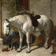 Схема вышивки «ожыдание хозяена»